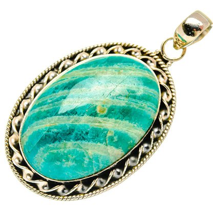 Amazonite Pendants handcrafted by Ana Silver Co - PD27510 - Photo 2