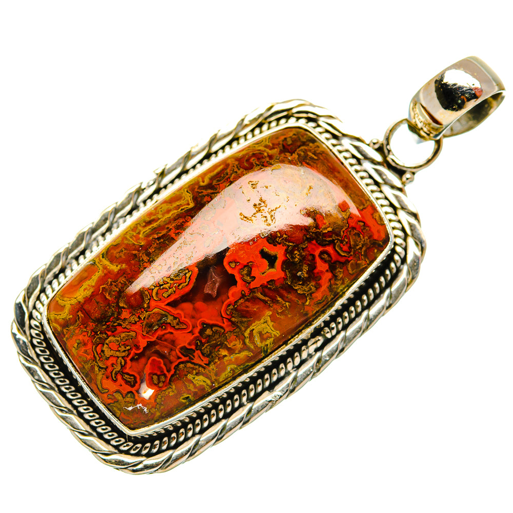 Moroccan Agate Pendants handcrafted by Ana Silver Co - PD27514 - Photo 2