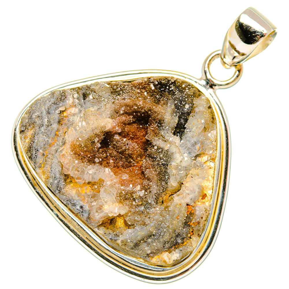 Desert Druzy Pendants handcrafted by Ana Silver Co - PD27517 - Photo 2