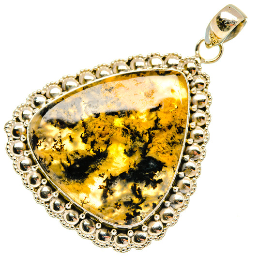 Plume Agate Pendants handcrafted by Ana Silver Co - PD27547 - Photo 2
