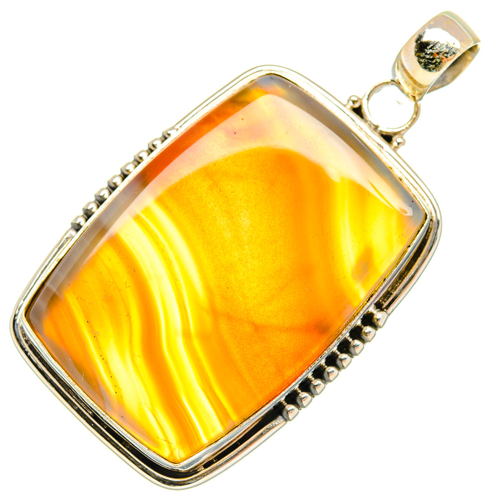 Botswana Agate Pendants handcrafted by Ana Silver Co - PD27581 - Photo 2
