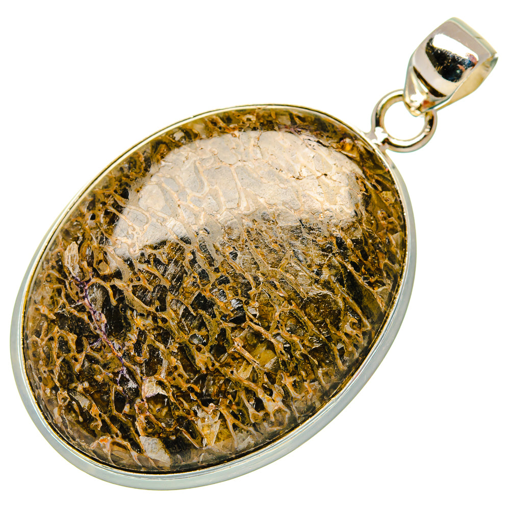 Dinosaur Bone Pendants handcrafted by Ana Silver Co - PD27584 - Photo 2