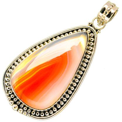 Botswana Agate Pendants handcrafted by Ana Silver Co - PD27585 - Photo 2