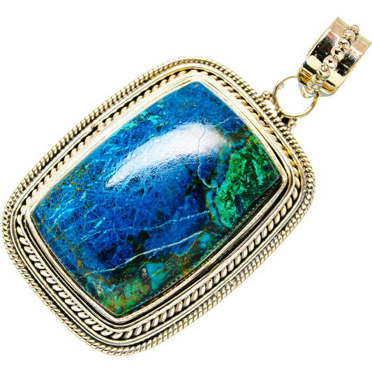 Chrysocolla Pendants handcrafted by Ana Silver Co - PD27596 - Photo 2