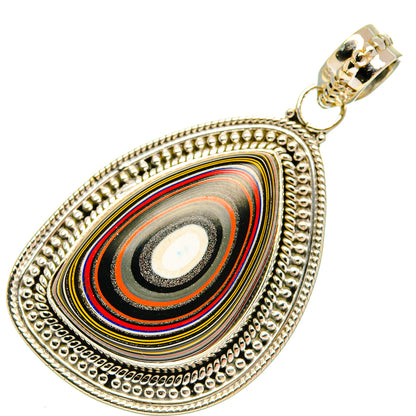 Fordite Pendants handcrafted by Ana Silver Co - PD27601 - Photo 2
