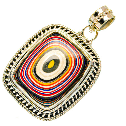 Fordite Pendants handcrafted by Ana Silver Co - PD27603 - Photo 2