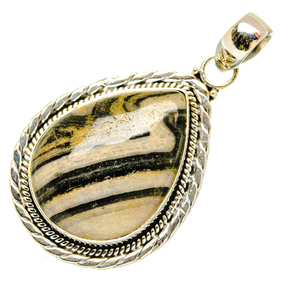 Pinolith Jasper Pendants handcrafted by Ana Silver Co - PD27604 - Photo 2