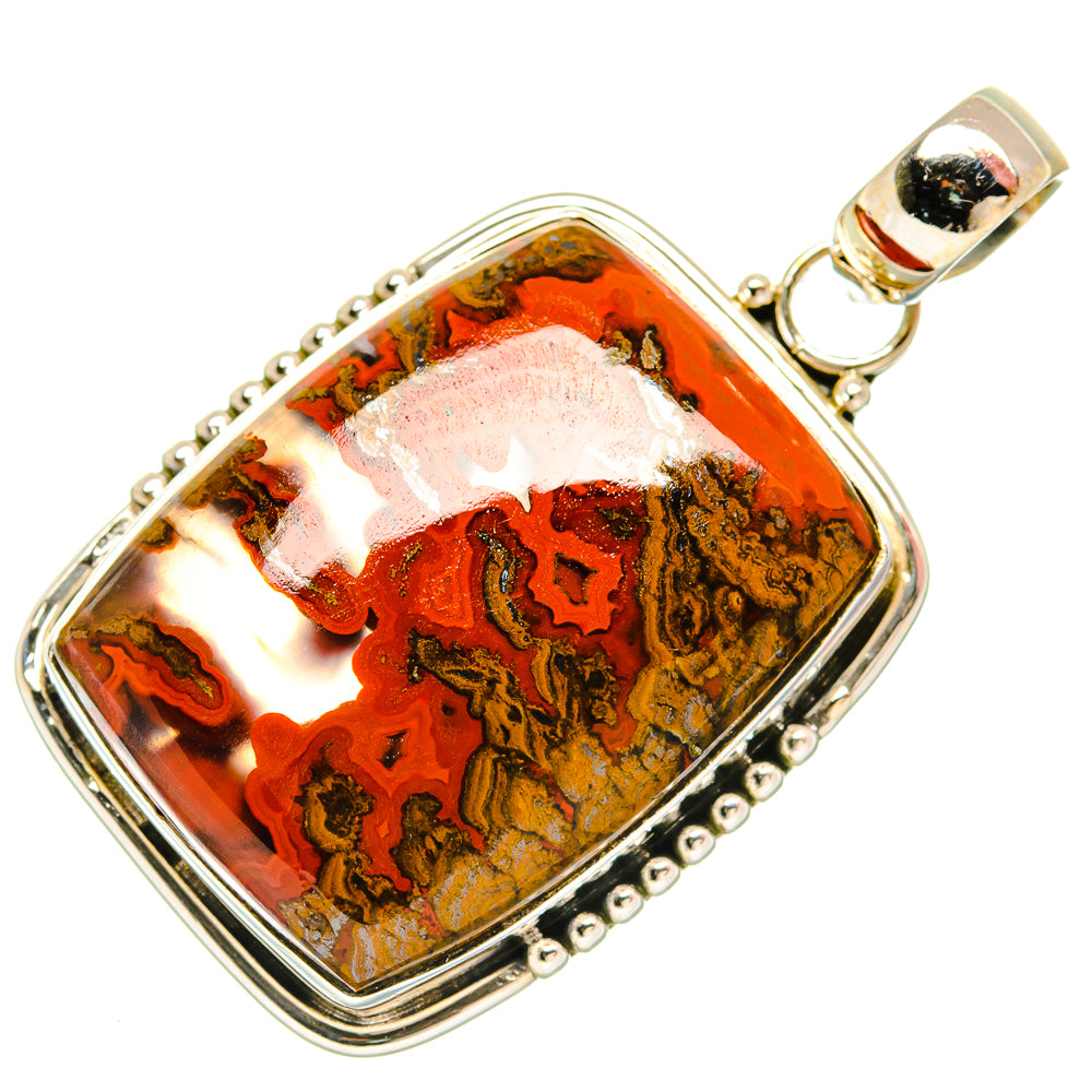 Moroccan Agate Pendants handcrafted by Ana Silver Co - PD27610 - Photo 2