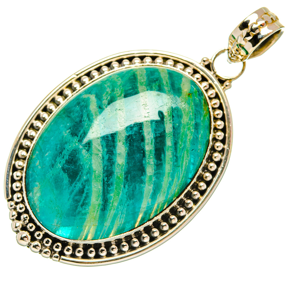 Amazonite Pendants handcrafted by Ana Silver Co - PD27623 - Photo 2