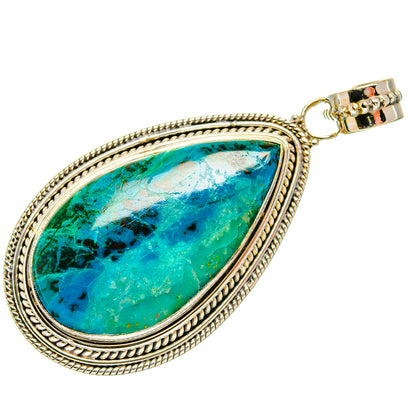 Chrysocolla Pendants handcrafted by Ana Silver Co - PD27626 - Photo 2