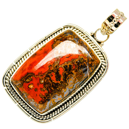 Moroccan Agate Pendants handcrafted by Ana Silver Co - PD27636 - Photo 2