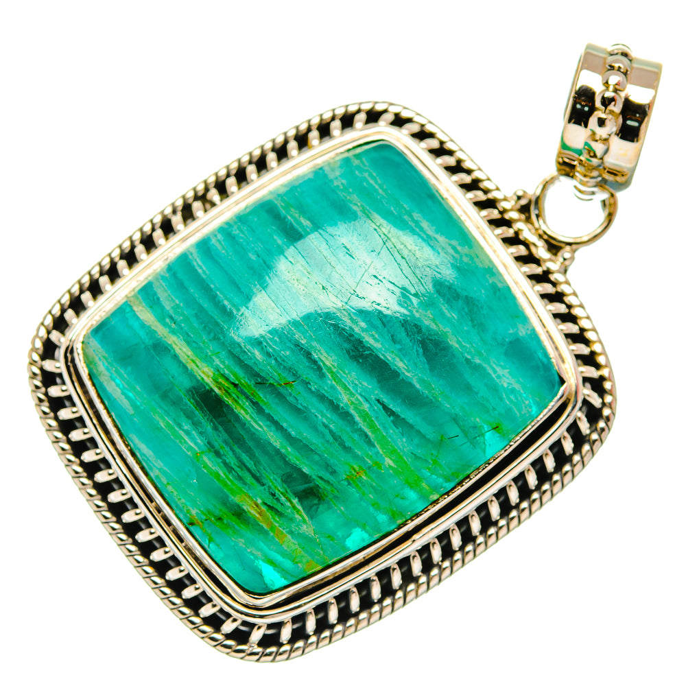 Amazonite Pendants handcrafted by Ana Silver Co - PD27637 - Photo 2