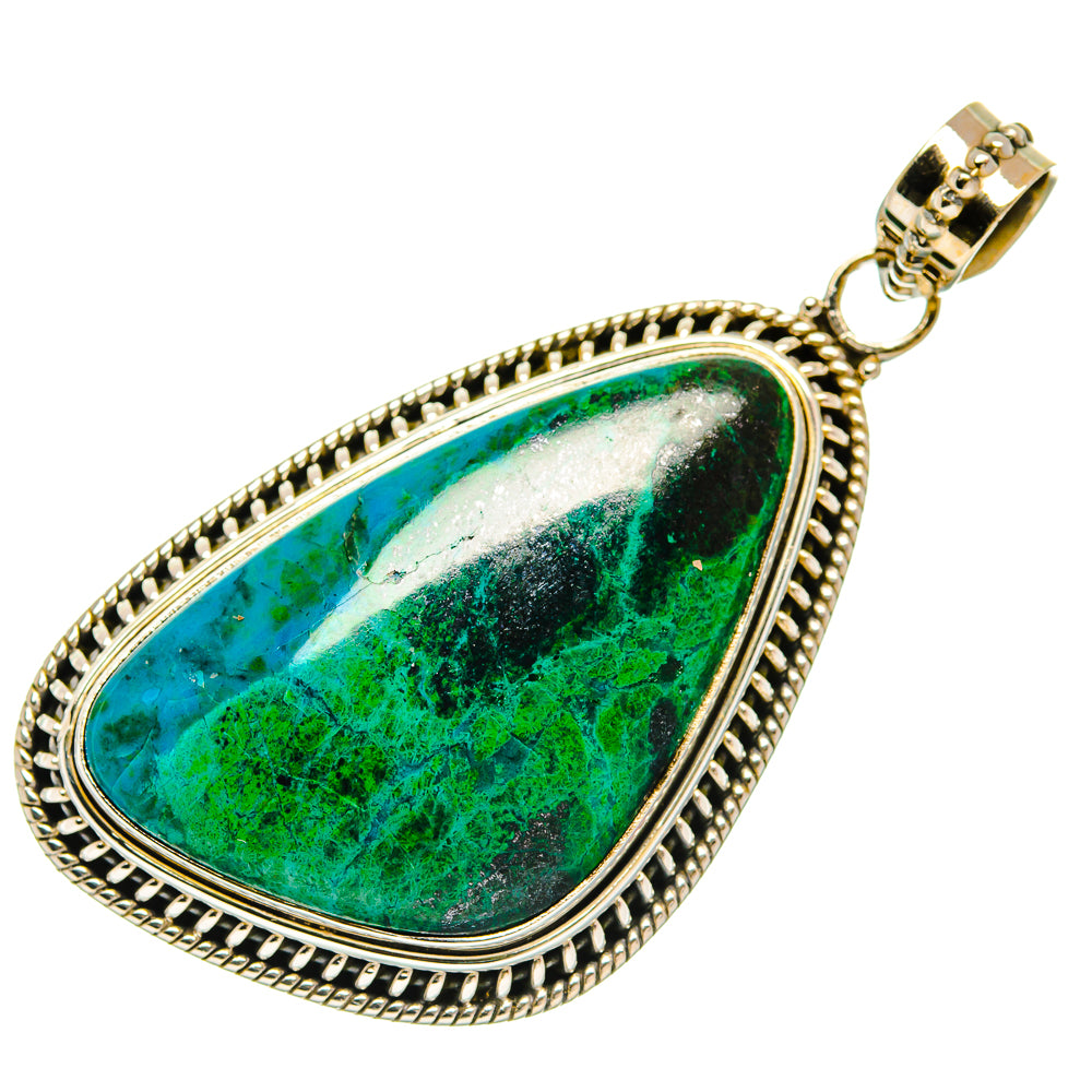 Chrysocolla Pendants handcrafted by Ana Silver Co - PD27647 - Photo 2