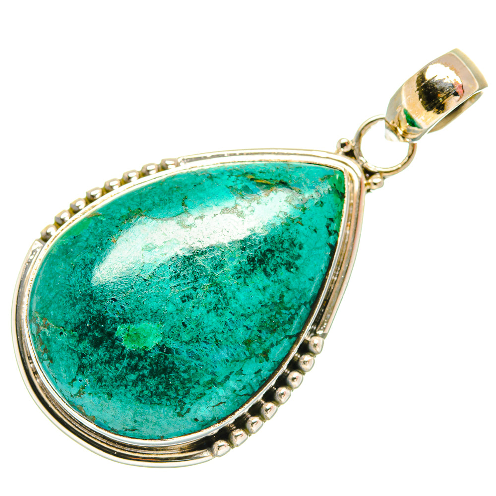 Chrysocolla Pendants handcrafted by Ana Silver Co - PD27667 - Photo 2