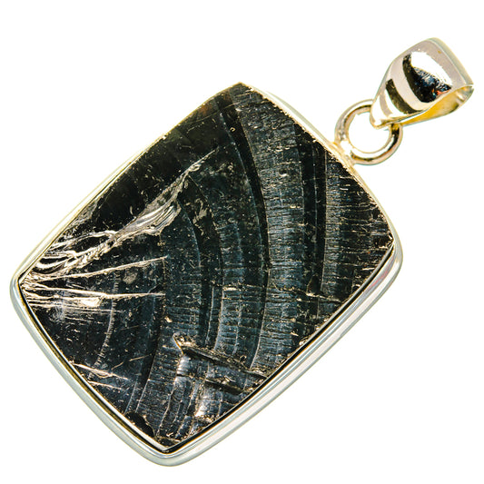 Shungite Pendants handcrafted by Ana Silver Co - PD27689 - Photo 2
