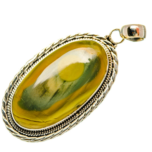 Polychrome Jasper Pendants handcrafted by Ana Silver Co - PD27700 - Photo 2