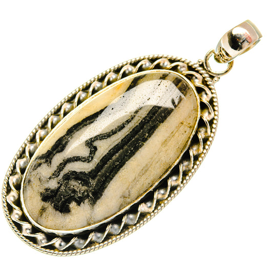 Pinolith Jasper Pendants handcrafted by Ana Silver Co - PD27701 - Photo 2