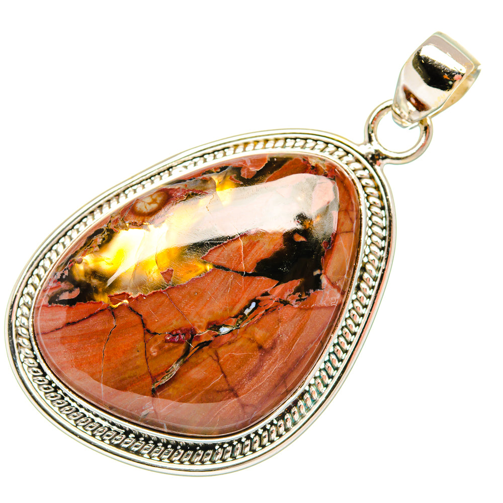 Butterfly Jasper Pendants handcrafted by Ana Silver Co - PD27703 - Photo 2