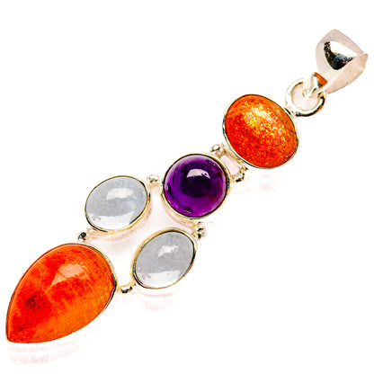 Sunstone Pendants handcrafted by Ana Silver Co - PD27730 - Photo 2