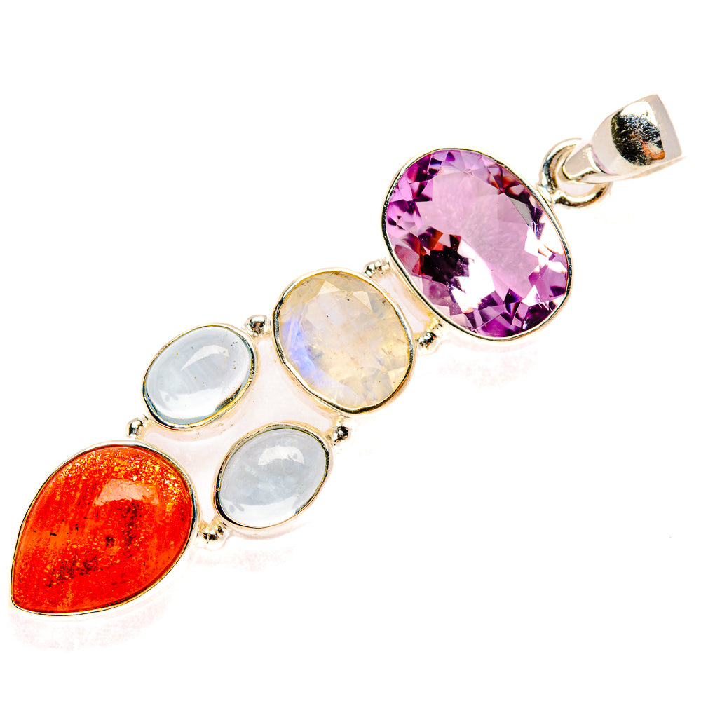 Sunstone Pendants handcrafted by Ana Silver Co - PD27733 - Photo 2