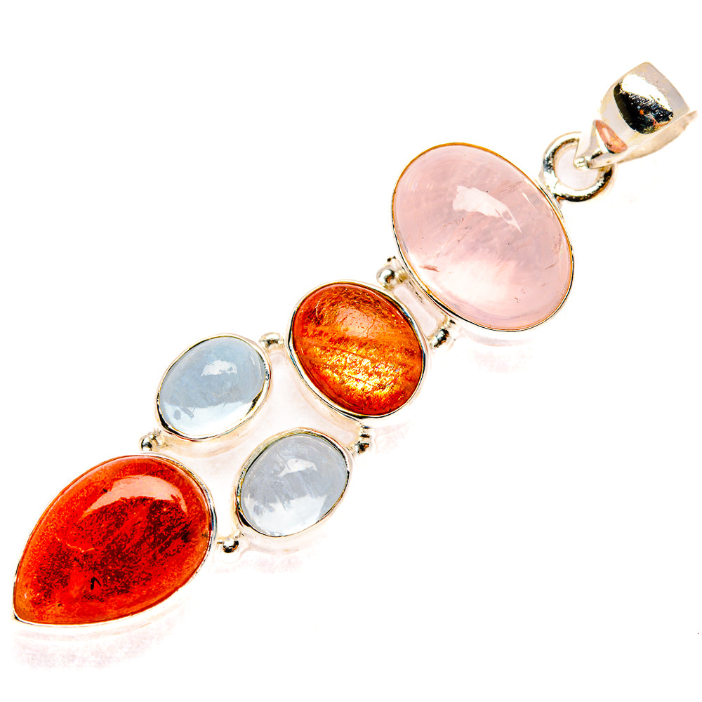 Sunstone Pendants handcrafted by Ana Silver Co - PD27738 - Photo 2