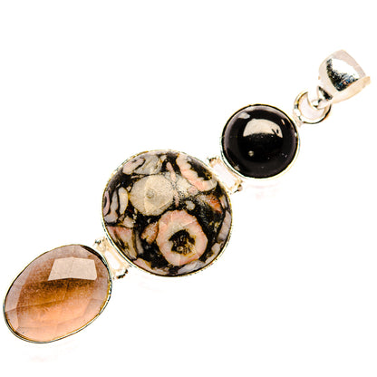 Crinoid Fossil Pendants handcrafted by Ana Silver Co - PD27743 - Photo 2