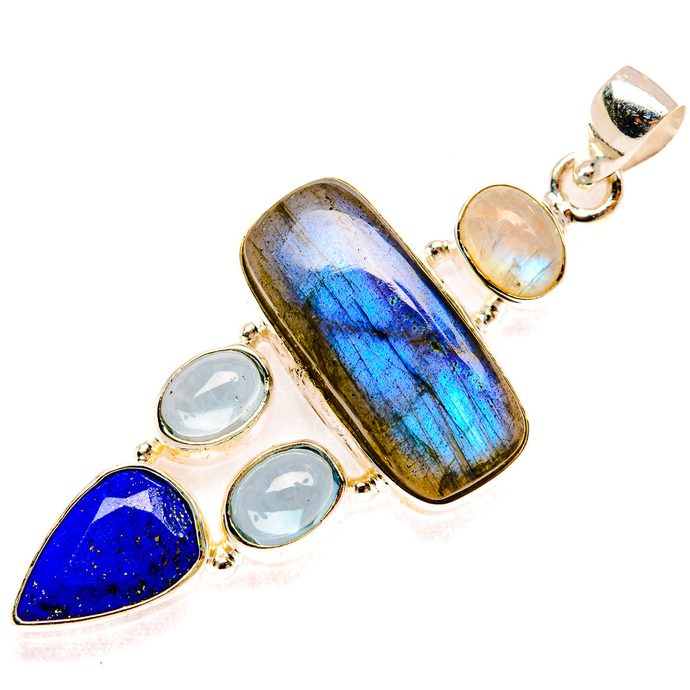 Labradorite Pendants handcrafted by Ana Silver Co - PD27753 - Photo 2