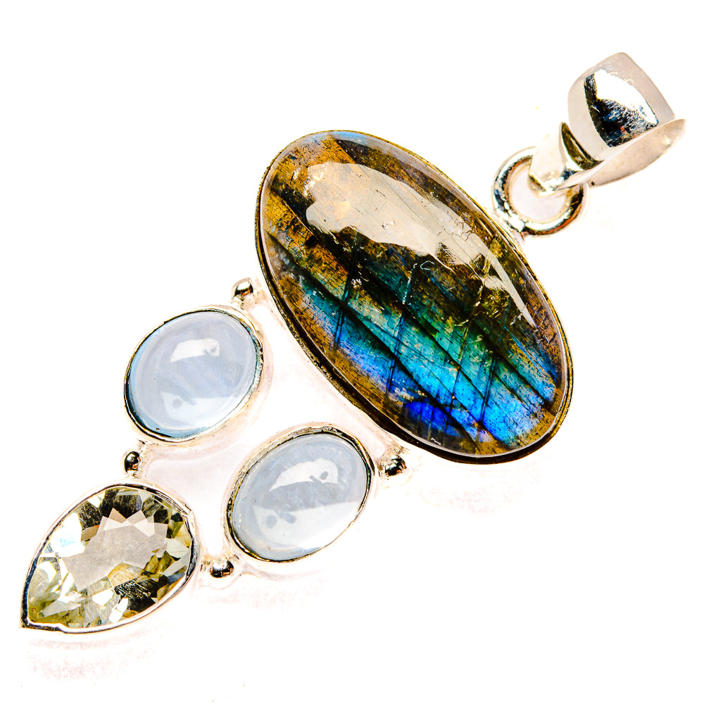 Labradorite Pendants handcrafted by Ana Silver Co - PD27761 - Photo 2