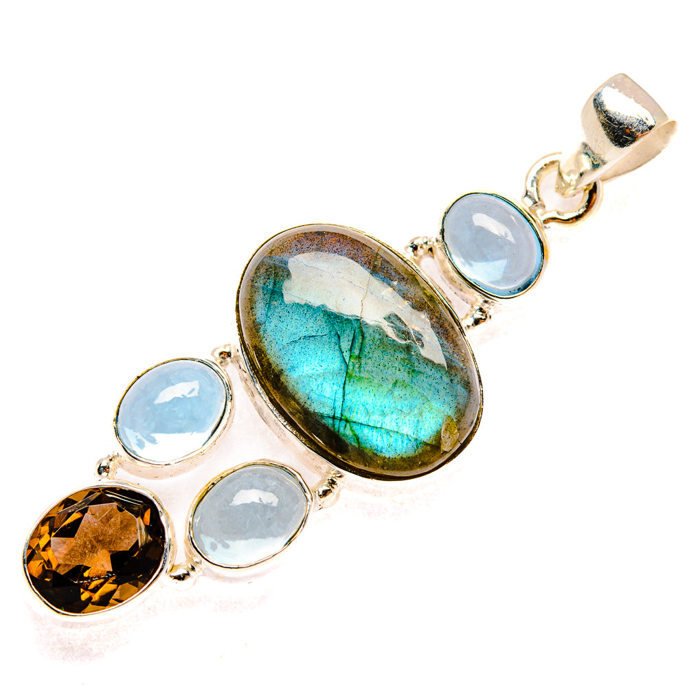 Labradorite Pendants handcrafted by Ana Silver Co - PD27763 - Photo 2
