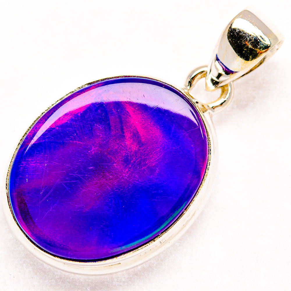 Aura Opal Pendants handcrafted by Ana Silver Co - PD27765 - Photo 2