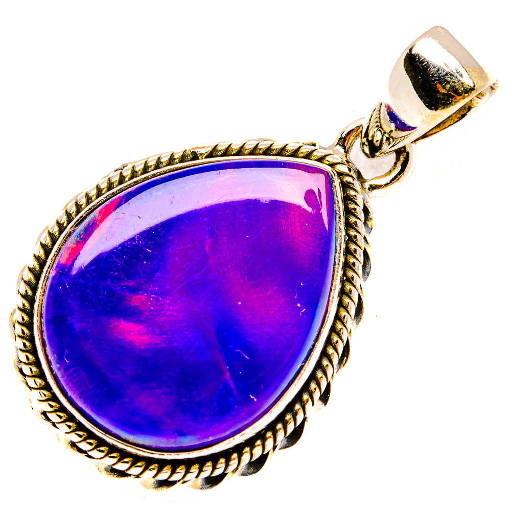 Aura Opal Pendants handcrafted by Ana Silver Co - PD27787 - Photo 2