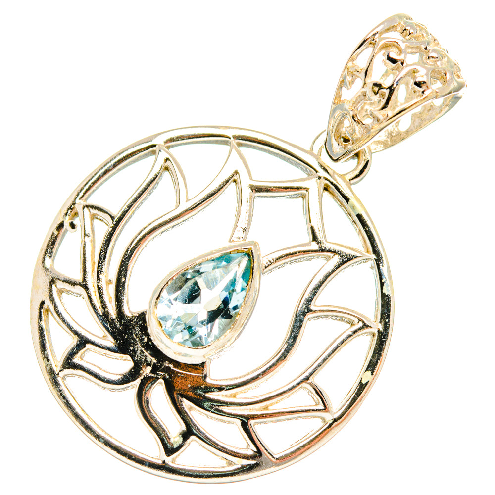 Blue Topaz Pendants handcrafted by Ana Silver Co - PD27837 - Photo 2