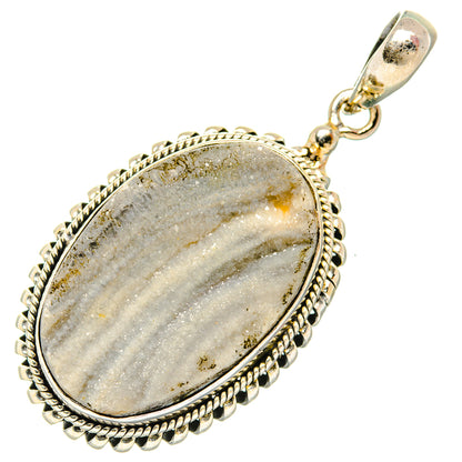 Desert Druzy Pendants handcrafted by Ana Silver Co - PD27849 - Photo 2