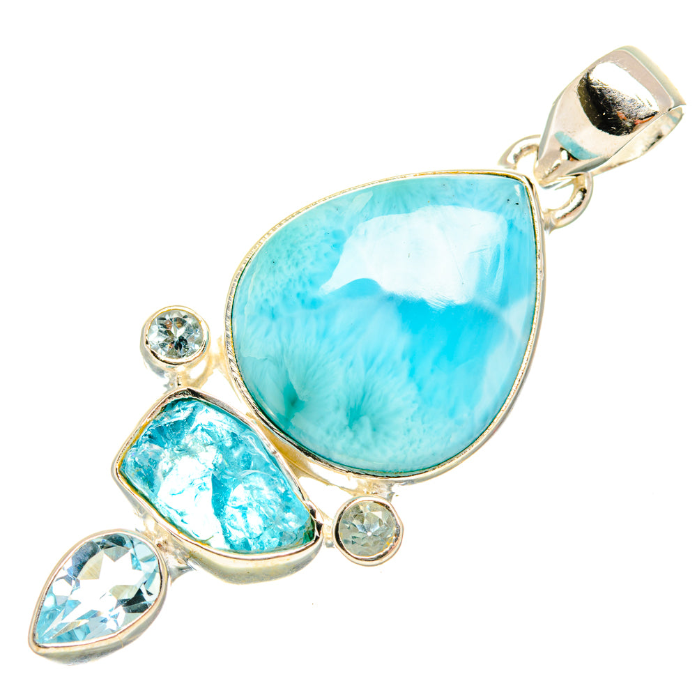 Larimar Pendants handcrafted by Ana Silver Co - PD27854 - Photo 2