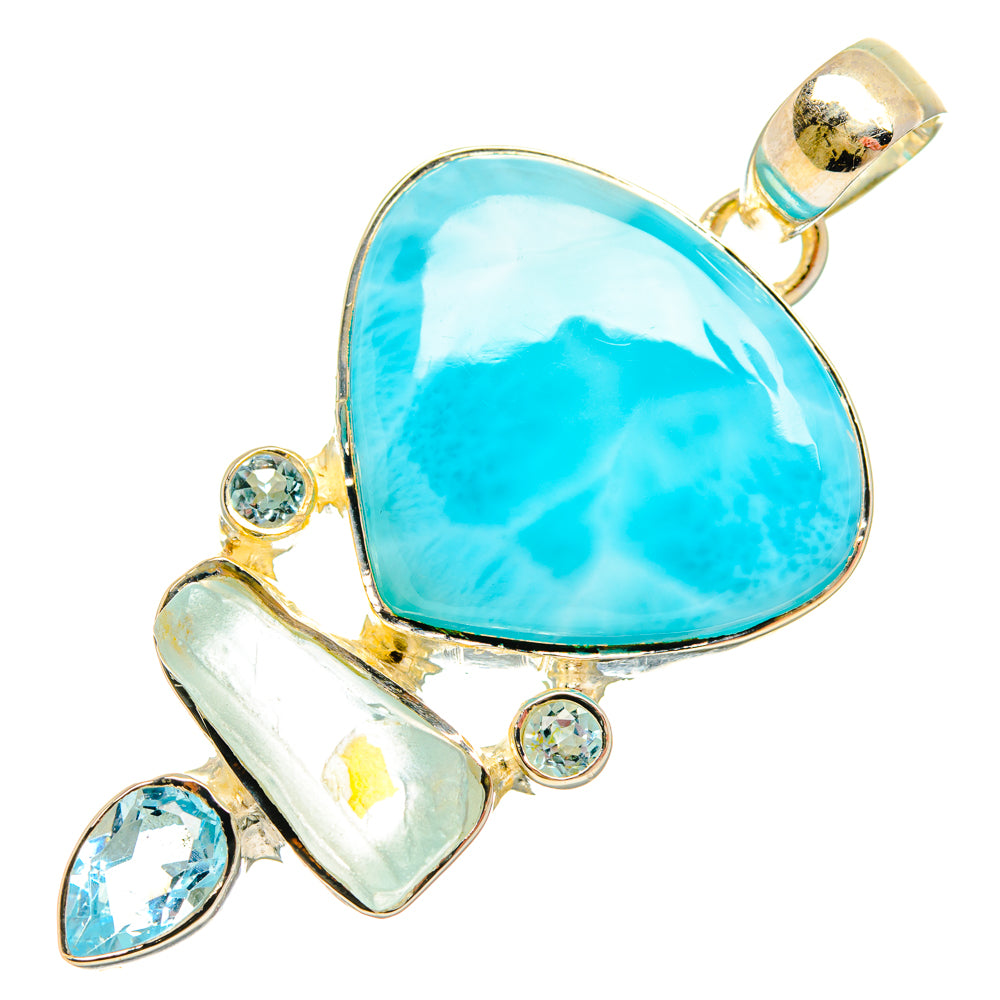 Larimar Pendants handcrafted by Ana Silver Co - PD27856 - Photo 2