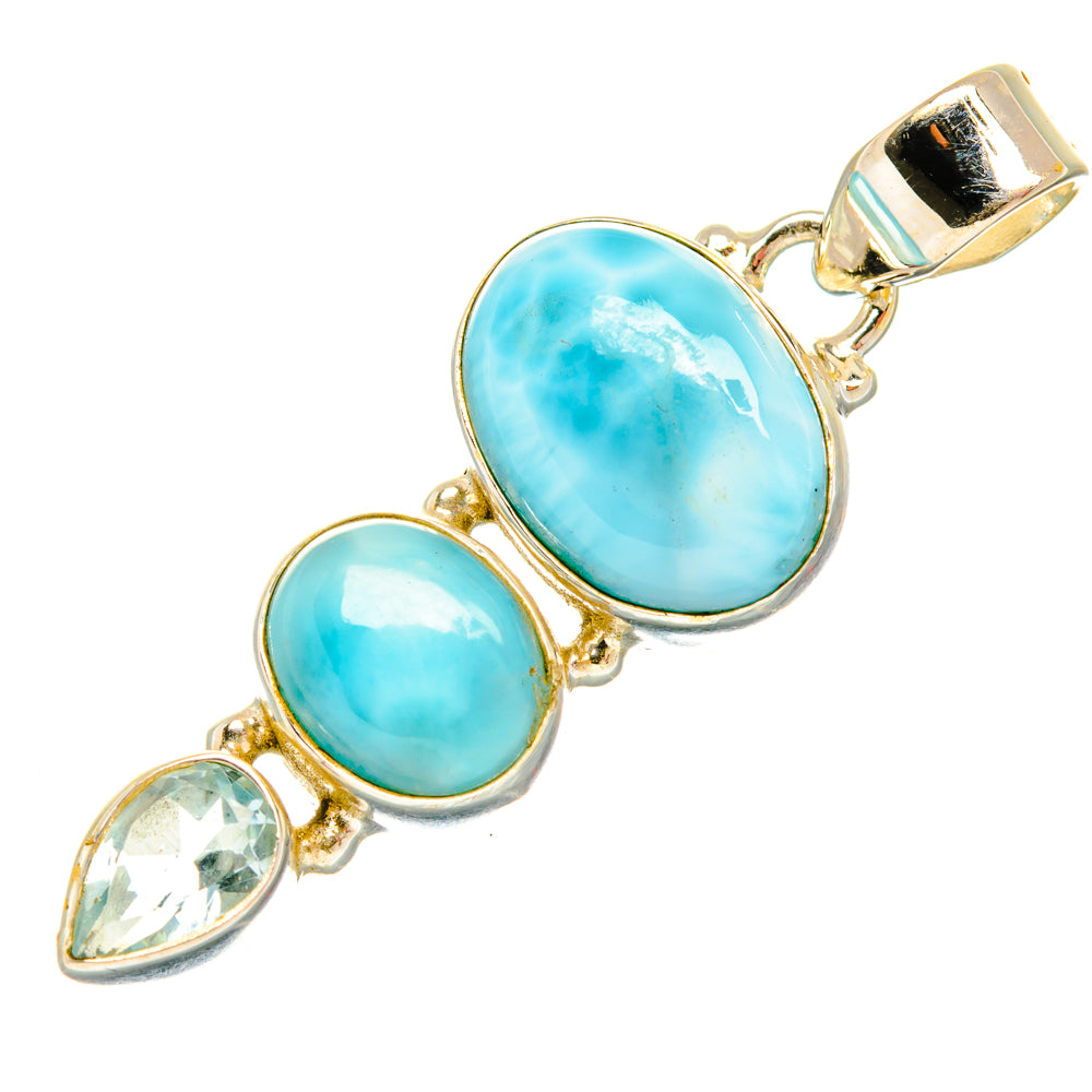 Larimar Pendants handcrafted by Ana Silver Co - PD27858 - Photo 2
