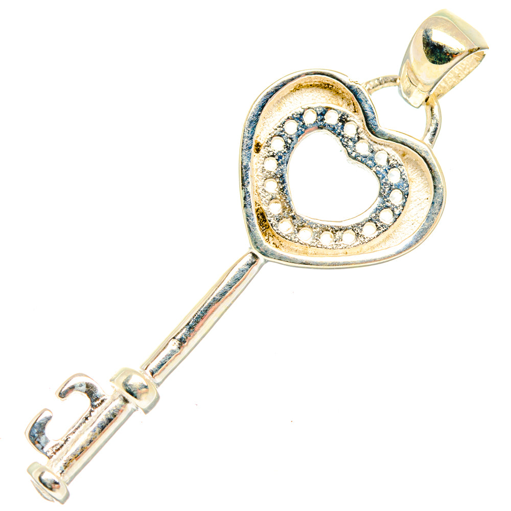 Heart Key Pendants handcrafted by Ana Silver Co - PD27860 - Photo 2