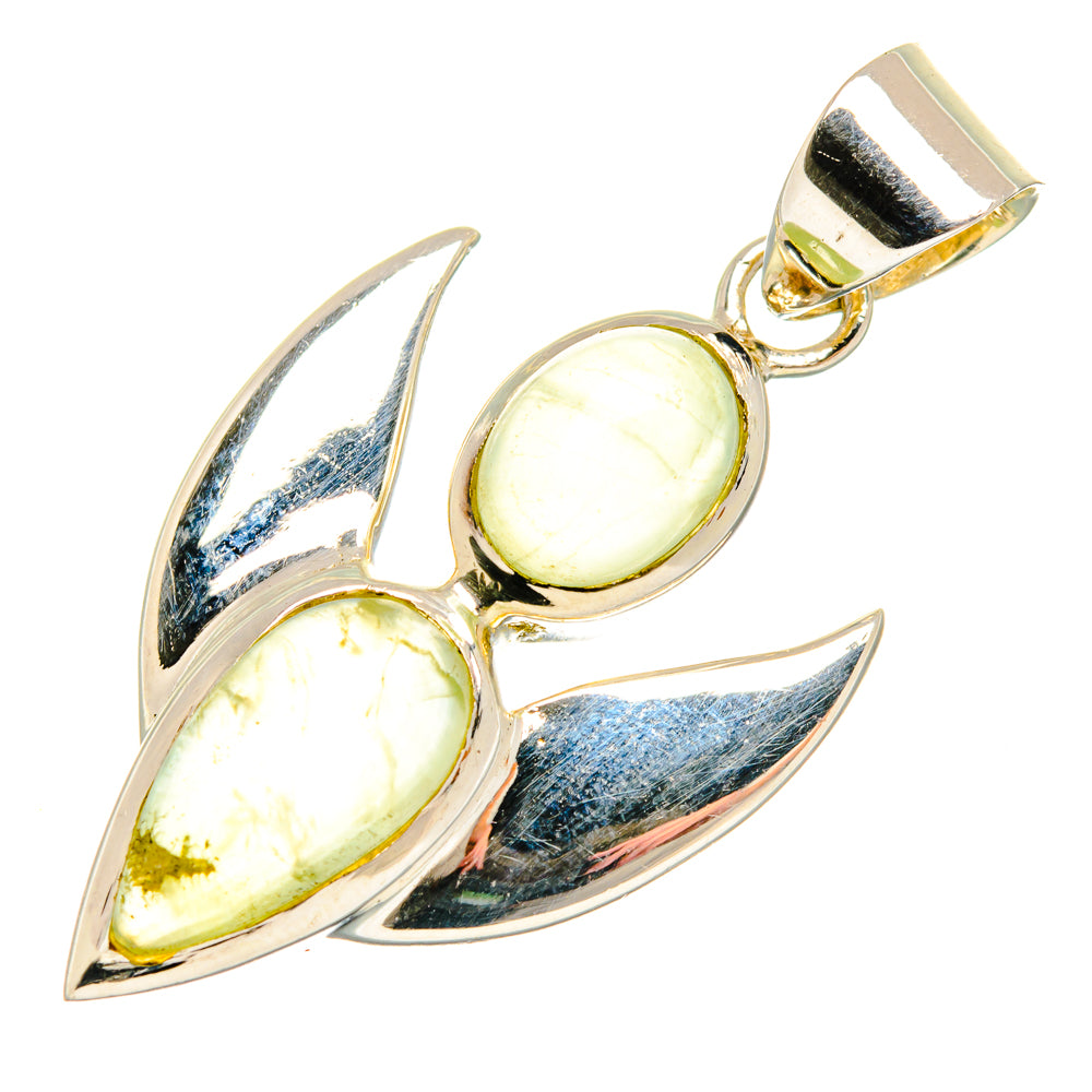 Prehnite Pendants handcrafted by Ana Silver Co - PD27866 - Photo 2