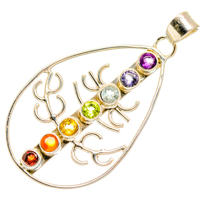 Rainbow Chakra Pendants handcrafted by Ana Silver Co - PD27868 - Photo 2