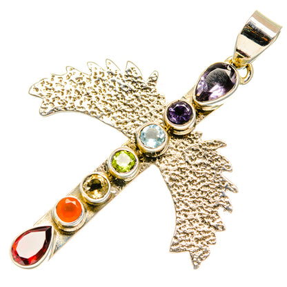 Multi-Stone Chakra Pendants handcrafted by Ana Silver Co - PD27873 - Photo 2