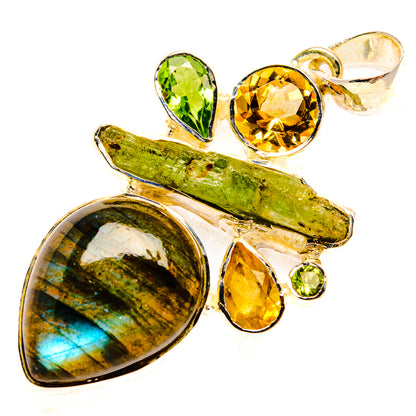 Labradorite Pendants handcrafted by Ana Silver Co - PD27878 - Photo 2