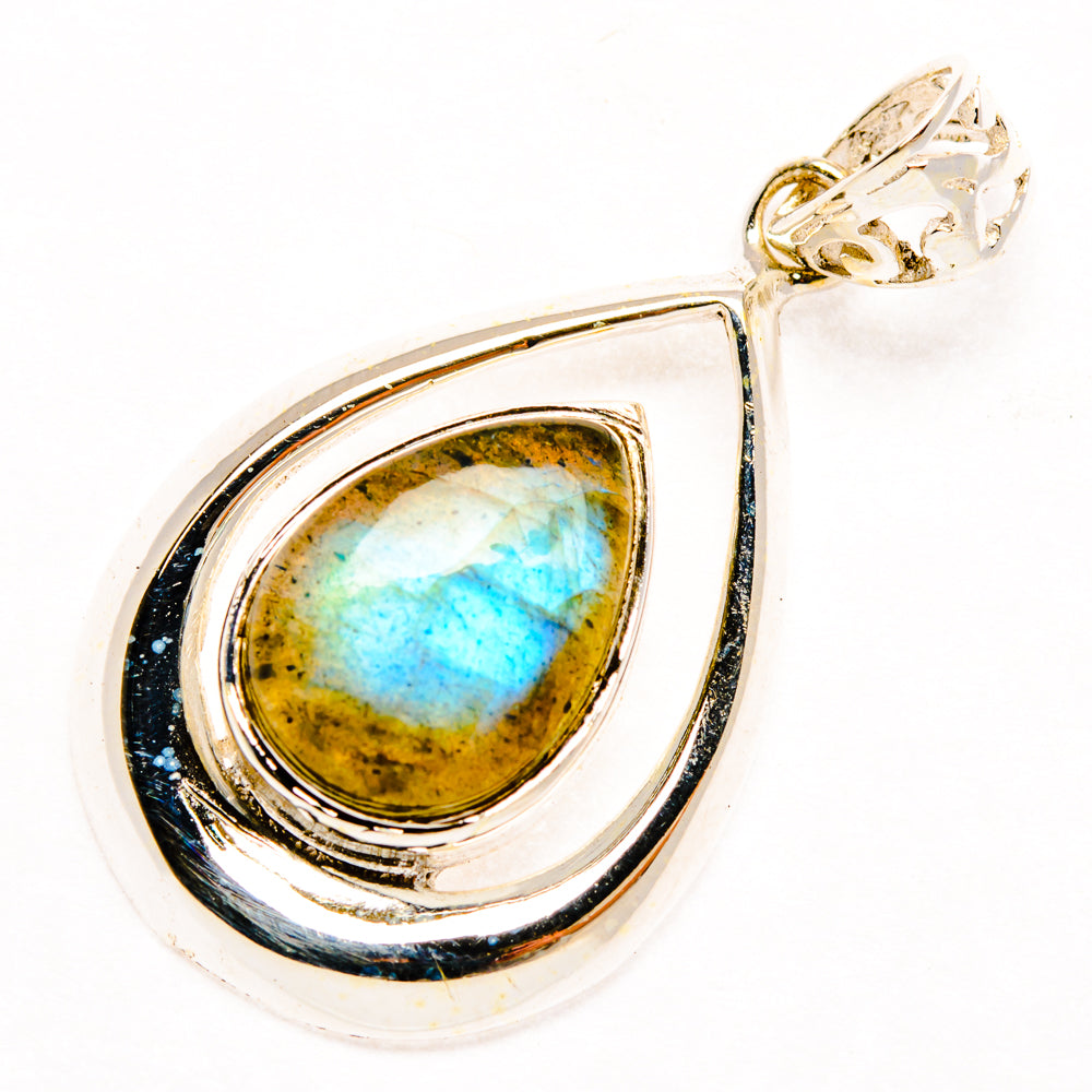Labradorite Pendants handcrafted by Ana Silver Co - PD27882 - Photo 2