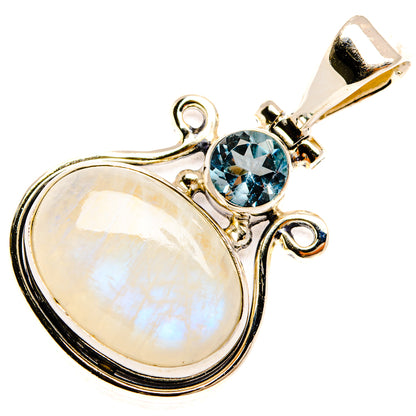 Rainbow Moonstone Pendants handcrafted by Ana Silver Co - PD27892 - Photo 2