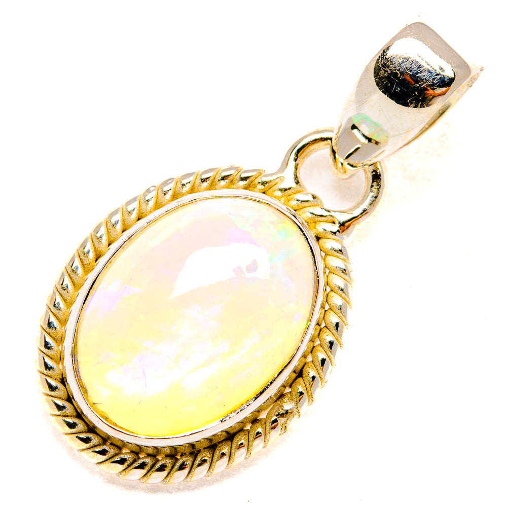 Ethiopian Opal Pendants handcrafted by Ana Silver Co - PD27894 - Photo 2