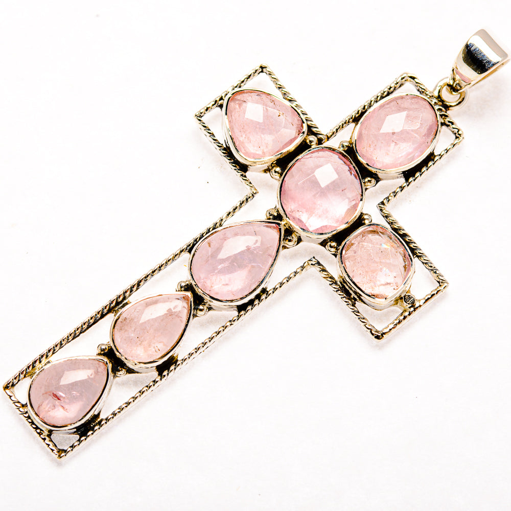 Morganite Pendants handcrafted by Ana Silver Co - PD27903 - Photo 2