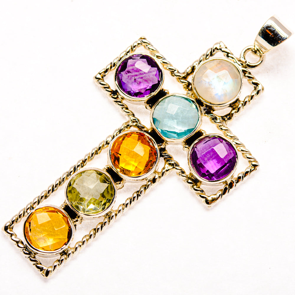 Multi-Stone Pendants handcrafted by Ana Silver Co - PD27906 - Photo 2