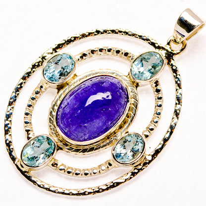 Tanzanite Pendants handcrafted by Ana Silver Co - PD27911 - Photo 2