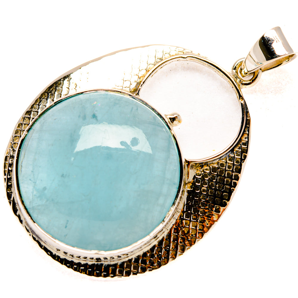 Aquamarine Pendants handcrafted by Ana Silver Co - PD27921 - Photo 2