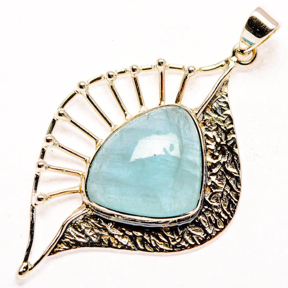 Aquamarine Pendants handcrafted by Ana Silver Co - PD27927 - Photo 2