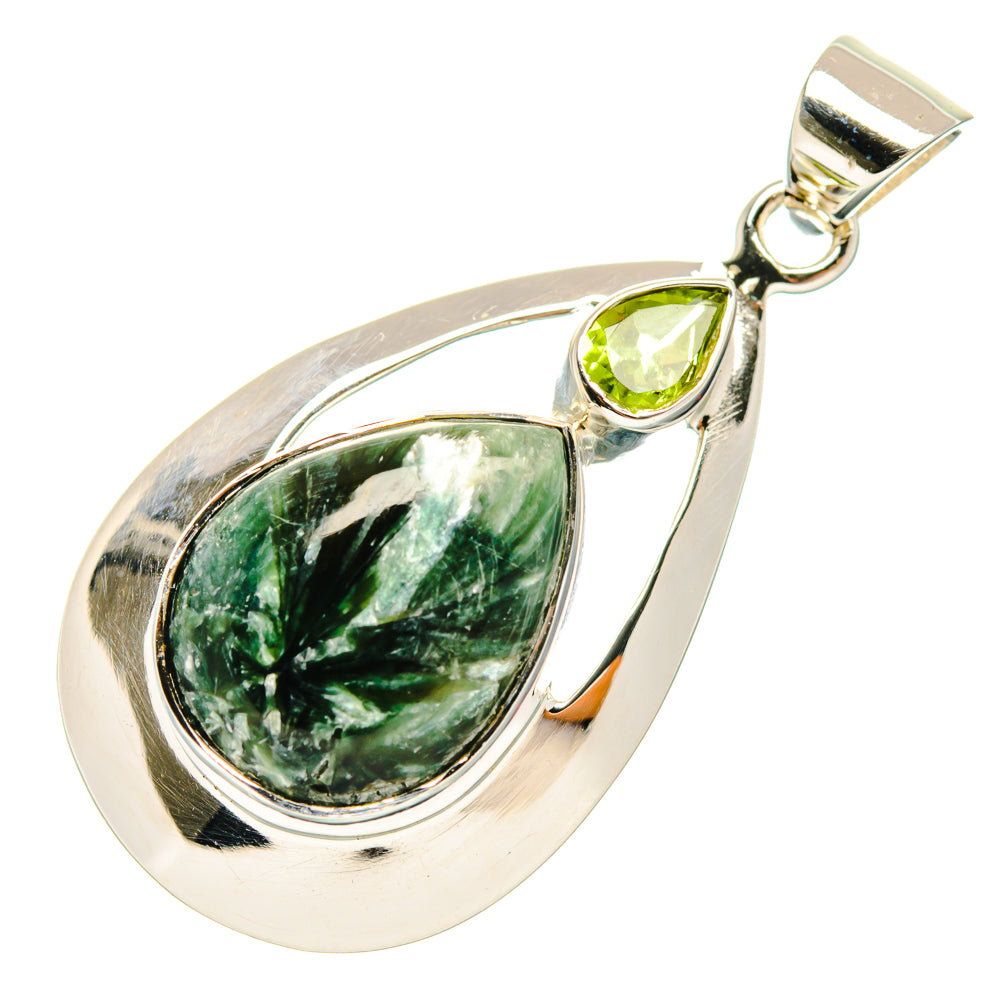 Seraphinite Pendants handcrafted by Ana Silver Co - PD27936 - Photo 2